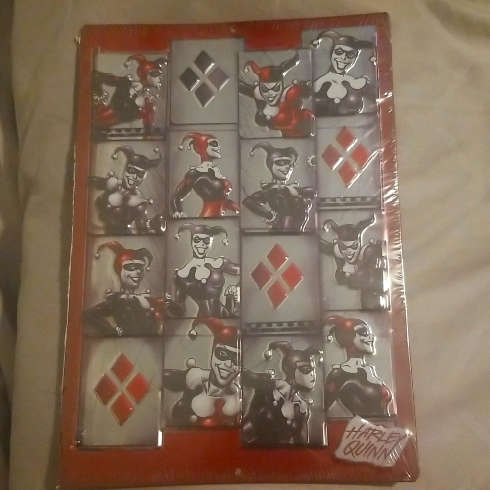 Harley quinn metal sign